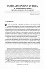 Research paper thumbnail of Entre la excepción y la regla