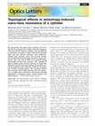 Research paper thumbnail of Topological effects in anisotropy-induced nano-fano resonance of a cylinder