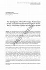 Research paper thumbnail of The Desintegration of Power Knowldge Kiossev 2 FV SL 18 3 2023