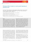 Research paper thumbnail of Pleiotropic effects of spastin on neurite growth depending on expression levels