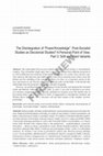 Research paper thumbnail of The Desintegration of Power Knowldge Kiossev 3 FV SL 18 3 2023