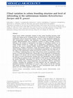 Research paper thumbnail of Clinal variation in colony breeding structure and level of inbreeding in the subterranean termitesReticulitermes flavipesandR. grassei