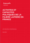 Research paper thumbnail of Activités et capacités politiques de la filière laitière en France