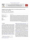 Research paper thumbnail of Comparison of mass transfer models for the numerical prediction of sheet cavitation around a hydrofoil