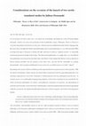 Research paper thumbnail of Considerations on the occasion of the launch of two newly-translated studies by Juliusz Domanski: Philosophy, Theory or Way of Life? Controversies in Antiquity, the Middle Ages and the