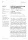 Research paper thumbnail of Impact of conservation farming practices on Aspergillus population density, peanut aflatoxin level, and exposure risk in Zambia