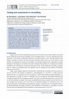 Research paper thumbnail of Testing and assessment in counselling