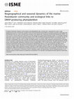 Research paper thumbnail of Biogeographical and seasonal dynamics of the marine Roseobacter community and ecological links to DMSP-producing phytoplankton