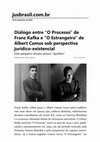 Research paper thumbnail of Diálogo entre “O Processo” de Franz Kafka e “O Estrangeiro” de Albert Camus sob perspectiva jurídico-existencial