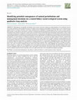 Research paper thumbnail of Identifying potential consequences of natural perturbations and management decisions on a coastal fishery social-ecological system using qualitative loop analysis