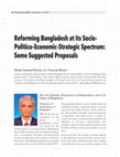 Research paper thumbnail of Reforming Bangladesh. The security.