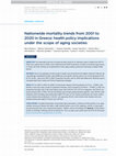 Research paper thumbnail of Nationwide mortality trends from 2001 to 2020 in Greece: health policy implications under the scope of aging societies