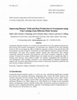 Research paper thumbnail of Improving Biomass Yield and Root Production in Sweetpotato using Vine Cuttings from Different Plant Sections