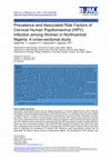 Research paper thumbnail of Prevalence and Associated Risk Factors of Cervical Human Papillomavirus (HPV) Infection among Women in Northcentral Nigeria: A cross-sectional study