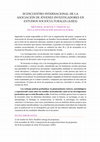 Research paper thumbnail of CALL FOR PAPERS: III Encuentro Internacional de la Asociación de Jóvenes Investigadores en Estudios Socioculturales