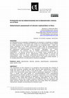 Research paper thumbnail of Evaluación de los determinantes de la desnutrición crónica en el Perú