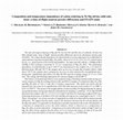 Research paper thumbnail of Composition and temperature dependence of cation ordering in Ni-Mg olivine solid solutions: a time-of-flight neutron powder diffraction and EXAFS study