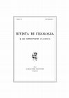 Research paper thumbnail of F. Piccioni, Recensione di L. Nicolini, Ad (l)usum lectoris: etimologia e giochi di parole in Apuleio, Pàtron editore, Bologna 2011