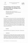 Research paper thumbnail of The Methodology of the 'Russian World' and 'Russian Islam:' New Ideologies of the Post-Socialist Context