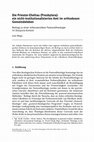 Research paper thumbnail of Die Priester-Ehefrau (Presbytera): ein nicht-institutionalisiertes Amt im orthodoxen Gemeindeleben: Beitrag zu einer rollensensiblen Pastoraltheologie im Diaspora-Kontext