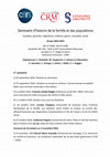 Research paper thumbnail of Séminaire d'histoire de la famille et des populations. 1er semestre 2024-2025