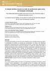 Research paper thumbnail of Relação Família e Escola Na Visão De Professores Após Curso De Formação Continuada