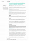 Research paper thumbnail of Perception of the Saudi Population on Abortion Decisions in Congenital Fetal Anomalies