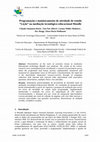 Research paper thumbnail of Programação e monitoramento de atividade de estudo "Lição" na mediação tecnológico-educacional Moodle