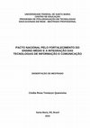 Research paper thumbnail of Pacto Nacional pelo Fortalecimento do Ensino Médio e a integração das Tecnologias de Informação e Comunicação