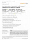 Research paper thumbnail of Real‐world evidence of tisagenlecleucel for the treatment of relapsed or refractory large B‐cell lymphoma