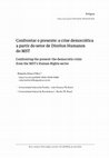 Research paper thumbnail of Confrontar o presente: a crise democrática a partir do setor de Direitos Humanos do MST