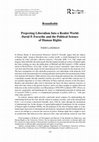 Research paper thumbnail of Projecting Liberalism into a Realist World: David P. Forsythe and the Political Science of Human Rights