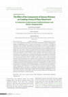 Research paper thumbnail of The Effect of the Components of Sensory Richness on Creating a Sense of Place Attachment (A Comparative Study between Traditional Bazaars and Modern Shopping Malls)