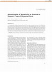 Research paper thumbnail of Attractiveness of men's faces in relation to women's phase of menstrual cycle