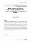 Research paper thumbnail of KARL BARTH, LA MISIÓN Y EL CONCILIO VATICANO II. COMENTARIOS DE UN OBSERVADOR AUSENTE