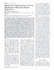 Research paper thumbnail of Spatial and Temporal Factors in Weed Interference with Newly Planted Apple Trees