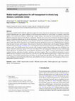 Research paper thumbnail of Mobile health applications for self-management in chronic lung disease: a systematic review