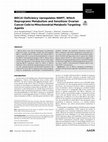 Research paper thumbnail of BRCA1 Deficiency Upregulates NNMT, Which Reprograms Metabolism and Sensitizes Ovarian Cancer Cells to Mitochondrial Metabolic Targeting Agents