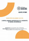 Research paper thumbnail of 3 Ottobre 2024. L'intelligenza artificiale e il reddito di base universale, al Festival della Sociologia di Narni