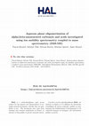 Research paper thumbnail of Aqueous phase oligomerization of α,β-unsaturated carbonyls and acids investigated using ion mobility spectrometry coupled to mass spectrometry (IMS-MS)