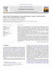 Research paper thumbnail of Light-induced heterogeneous ozone processing on organic coated particles: Kinetics and condensed-phase products