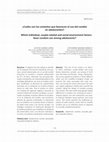 Research paper thumbnail of ¿Cuáles son los contextos que favorecen el uso del condón en adolescentes?