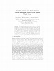 Research paper thumbnail of “ Are we playing like Music-Stars ? ” Placing Emerging Artists on the Italian Music Scene