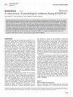 Research paper thumbnail of A meta-review of psychological resilience during COVID-19