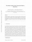 Research paper thumbnail of Two-fluid model of the truncated Euler equations