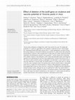 Research paper thumbnail of Effect of deletion of the lpxM gene on virulence and vaccine potential of Yersinia pestis in mice