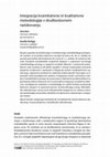 Research paper thumbnail of Integracija kvantitativne in kvalitativne metodologije v družboslovnem raziskovanju