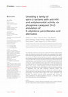 Research paper thumbnail of Unveiling a family of spiro-β-lactams with anti-HIV and antiplasmodial activity via phosphine-catalyzed [3+2] annulation of 6-alkylidene-penicillanates and allenoates