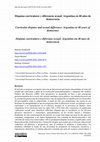 Research paper thumbnail of Disputas curriculares y diferencia sexual: Argentina en 40 años de democracia Curricular disputes and sexual difference: Argentina in 40 years of democracy Disputas curriculares e diferença sexual: Argentina em 40 anos de democracia