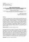 Research paper thumbnail of Áreas Lexicais Brasileiras: Um Novo Olhar Sobre a Proposta De Antenor Nascentes Nos Dados Do Projeto Atlas Linguístico Do Brasil